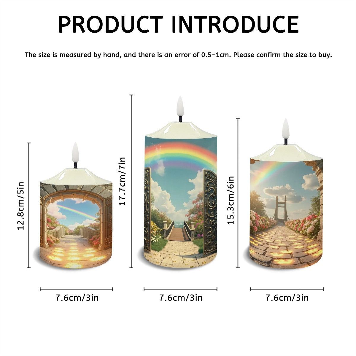 Flameless Candles Lamp Set of 3 New RB1 New RB2 New RB4