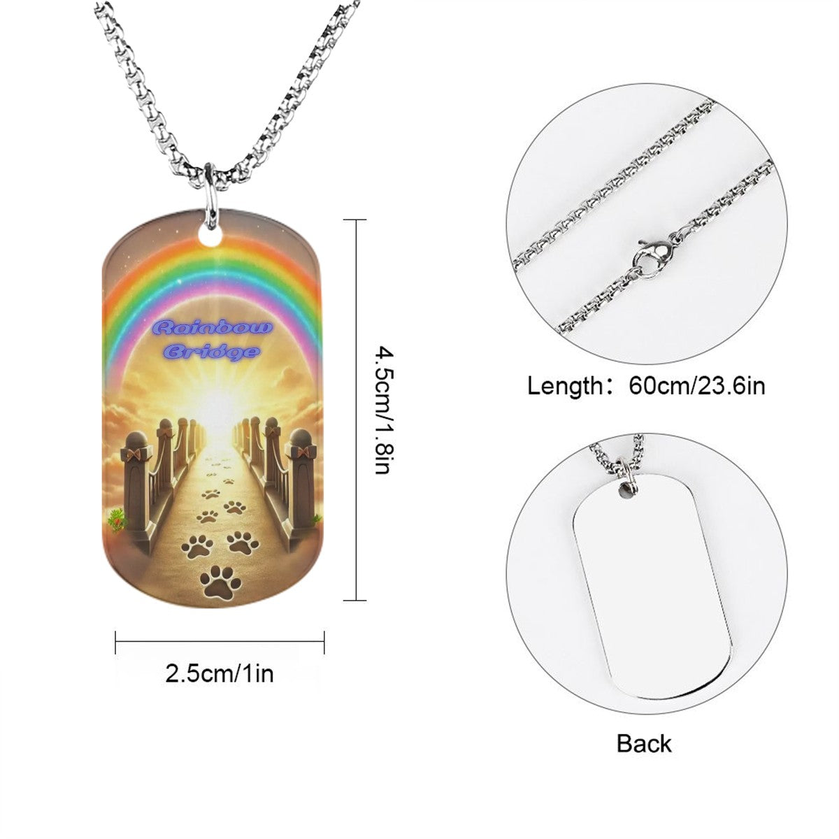 SPF Memorial Necklace (Rainbow Bridge)