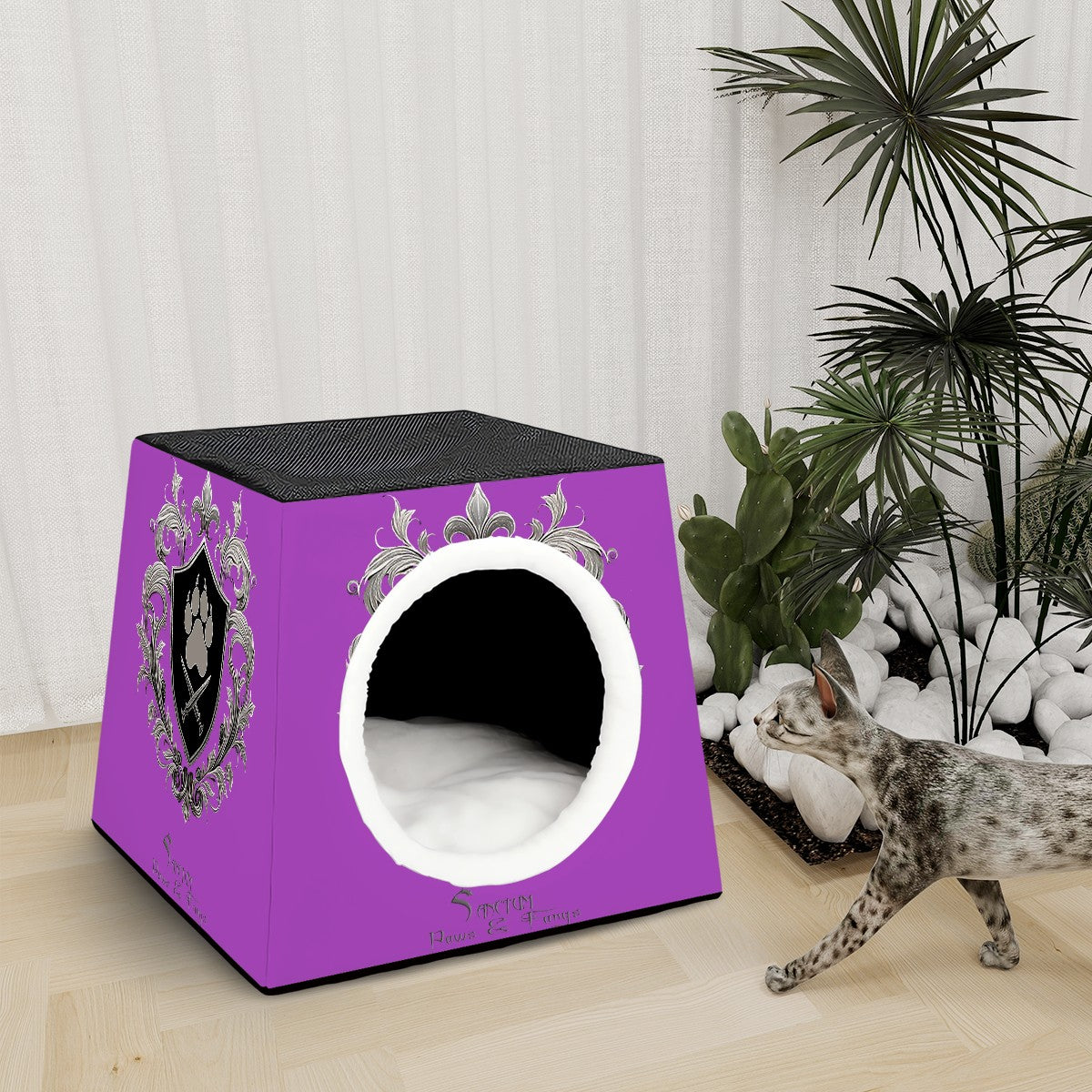 SPF Space Capsule Pet Bed - Purple