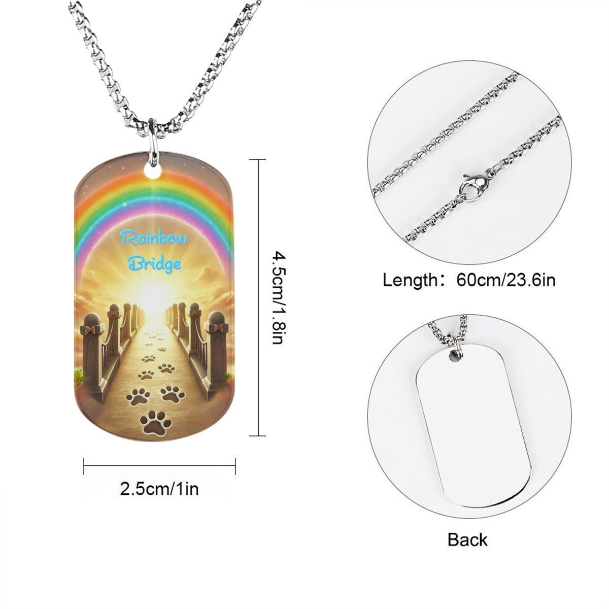 SPF Memorial Necklace (Rainbow Bridge)