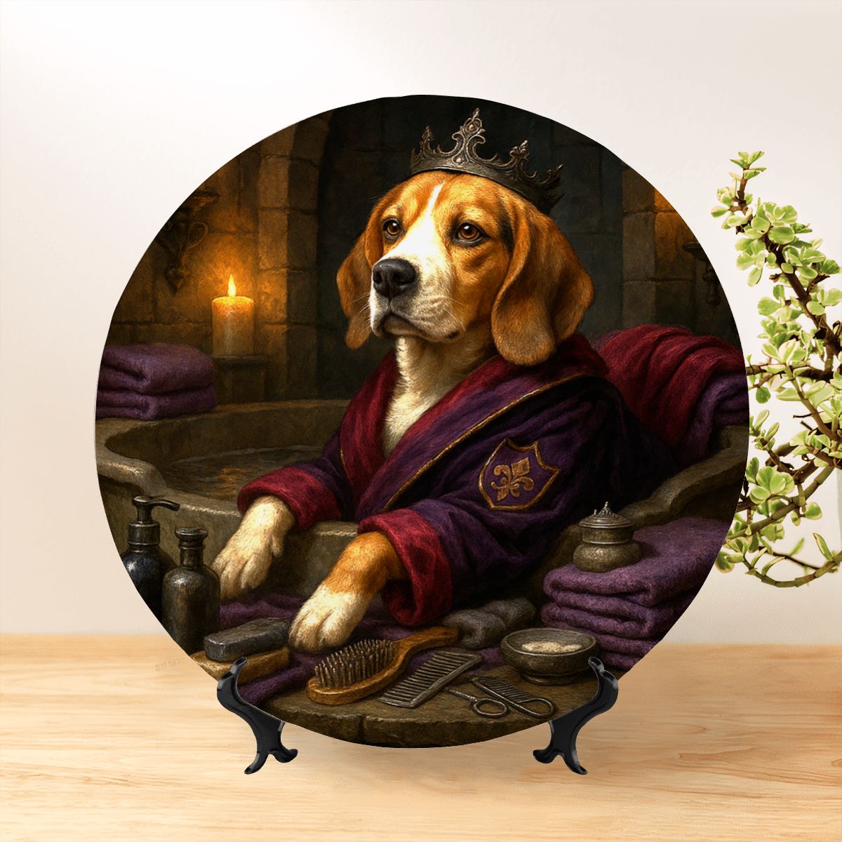 SPF Decorative Plate (Royal Collection) - Beagle 2