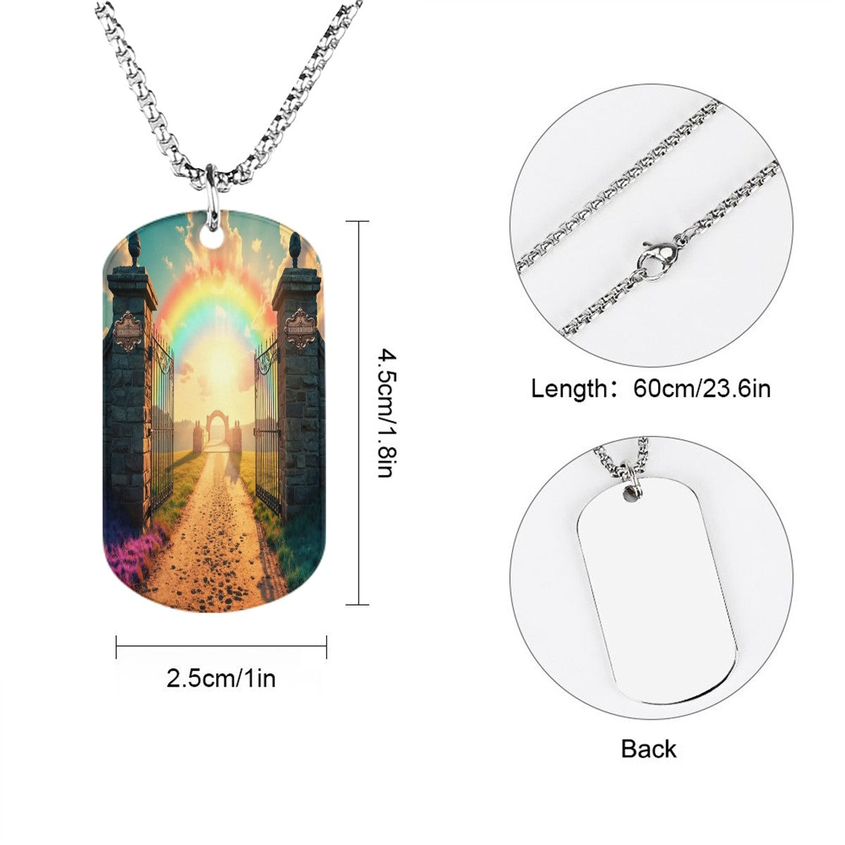 SPF Memorial Necklace (Rainbow Bridge)