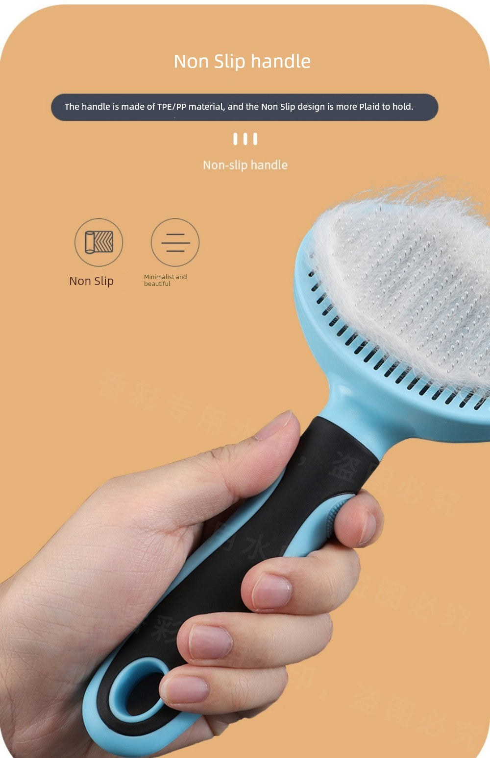 Cat Comb Floating Hair Comb Hair Brush Dog Hair Removal Cat Petting Handy Gadget Cleaning Long Hair Special Pet Cat Supplies