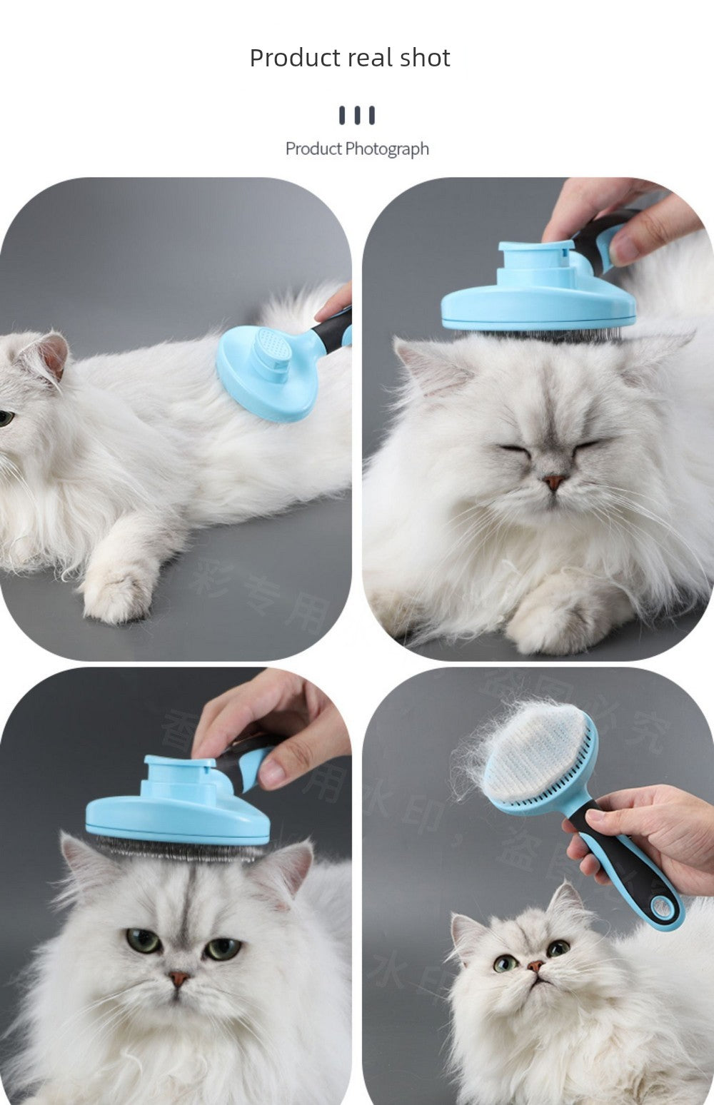 Cat Comb Floating Hair Comb Hair Brush Dog Hair Removal Cat Petting Handy Gadget Cleaning Long Hair Special Pet Cat Supplies