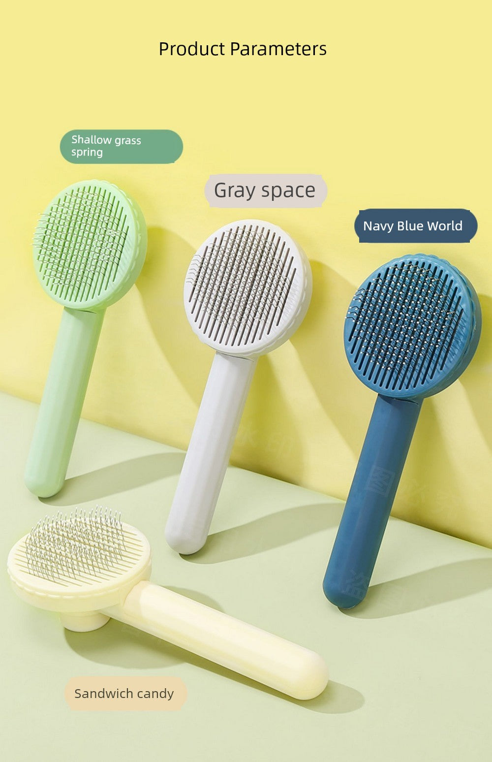 Cat Comb Floating Hair Comb Hair Brush Dog Hair Removal Cat Petting Handy Gadget Cleaning Long Hair Special Pet Cat Supplies