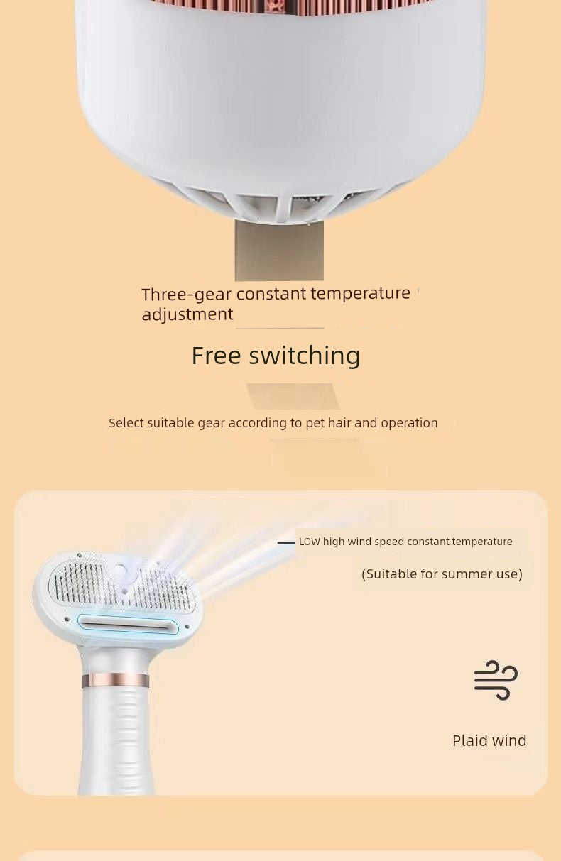 Best Selling Electric Pet Spray Comb Cat Napping One Blow Hair Comb Dog Beauty Blowing Combs Pet Supplies