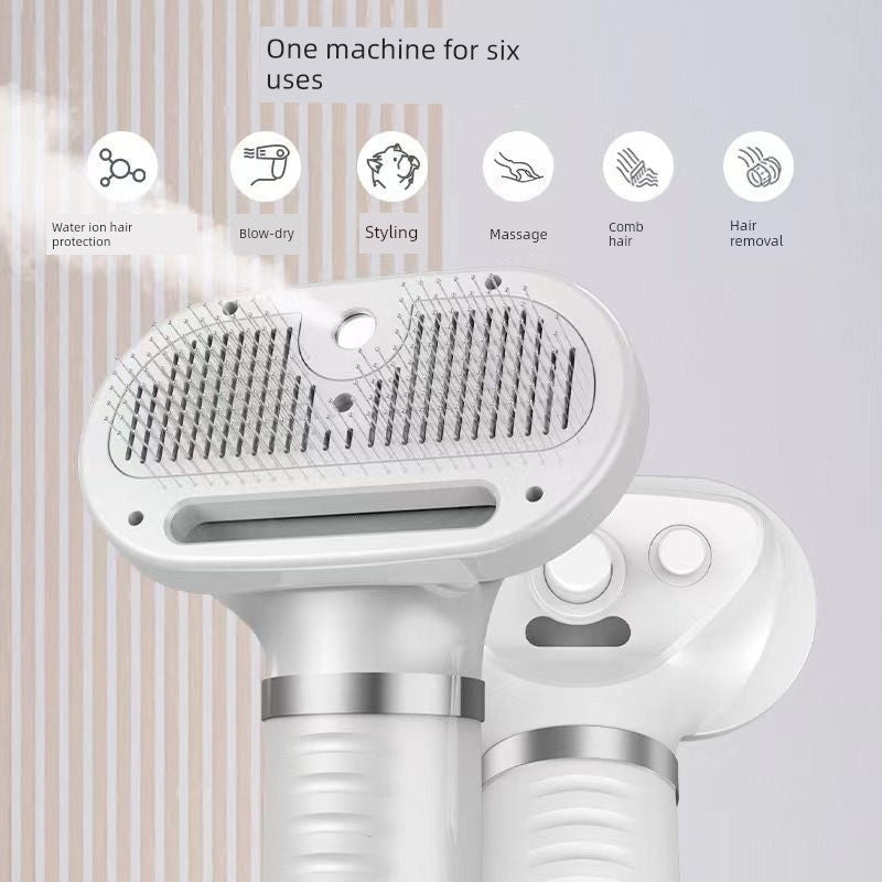 Best Selling Electric Pet Spray Comb Cat Napping One Blow Hair Comb Dog Beauty Blowing Combs Pet Supplies
