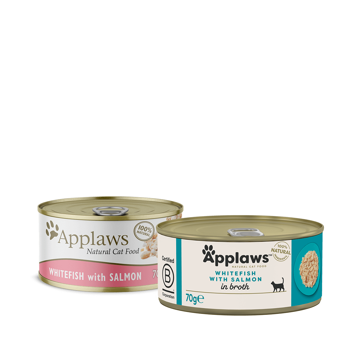 Applaws Whitefish & Salmon Wet Cat Can (2.47oz)