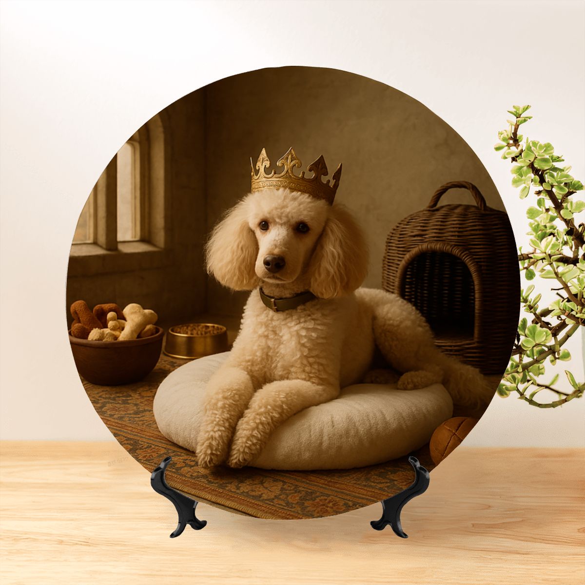 SPF Decorative Plate (Royal Collection) - Poodle