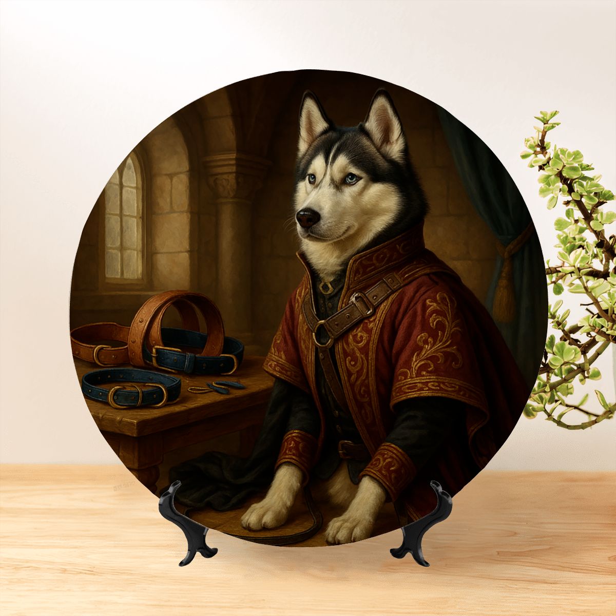 SPF Decorative Plate (Royal Collection) - Husky