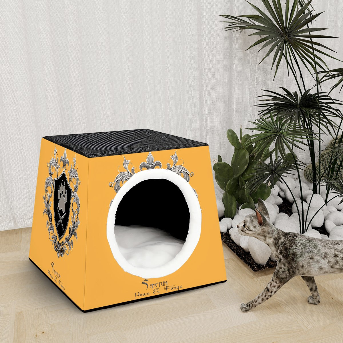 SPF Space Capsule Pet Bed - Yellow