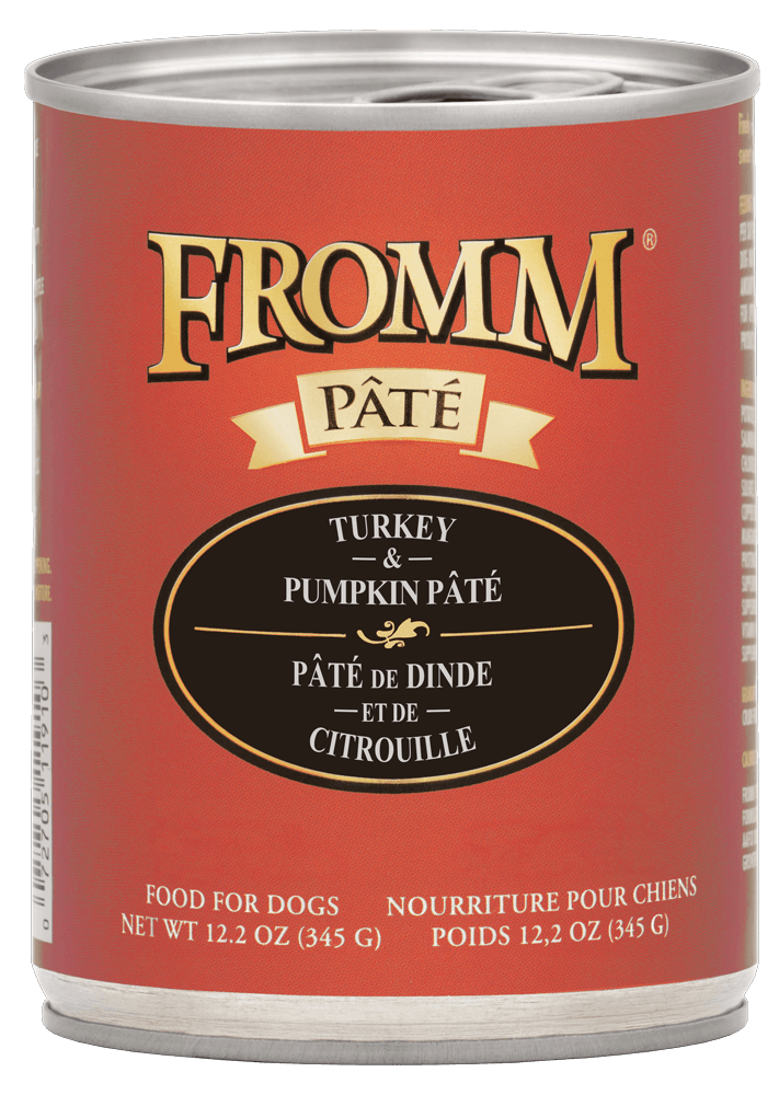 Fromm All Life Stages Grain-Free Turkey & Pumpkin Pate Wet Dog Can (12.2oz)