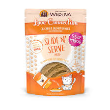 Weruva Adult Slide Love Connection Chicken and Salmon Pate Cat Food (2.8oz)