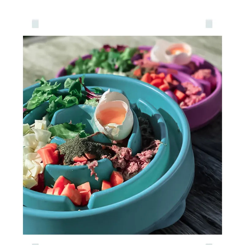 Slow Feeding Bowl Portable Food Grade Bowl