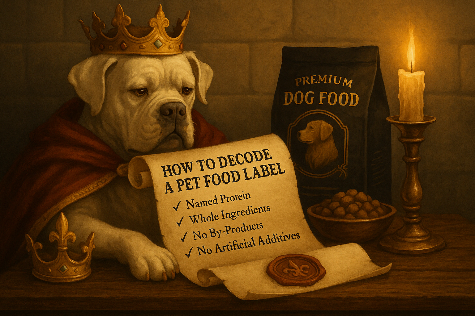 How to Decode a Pet Food Label Like Royalty