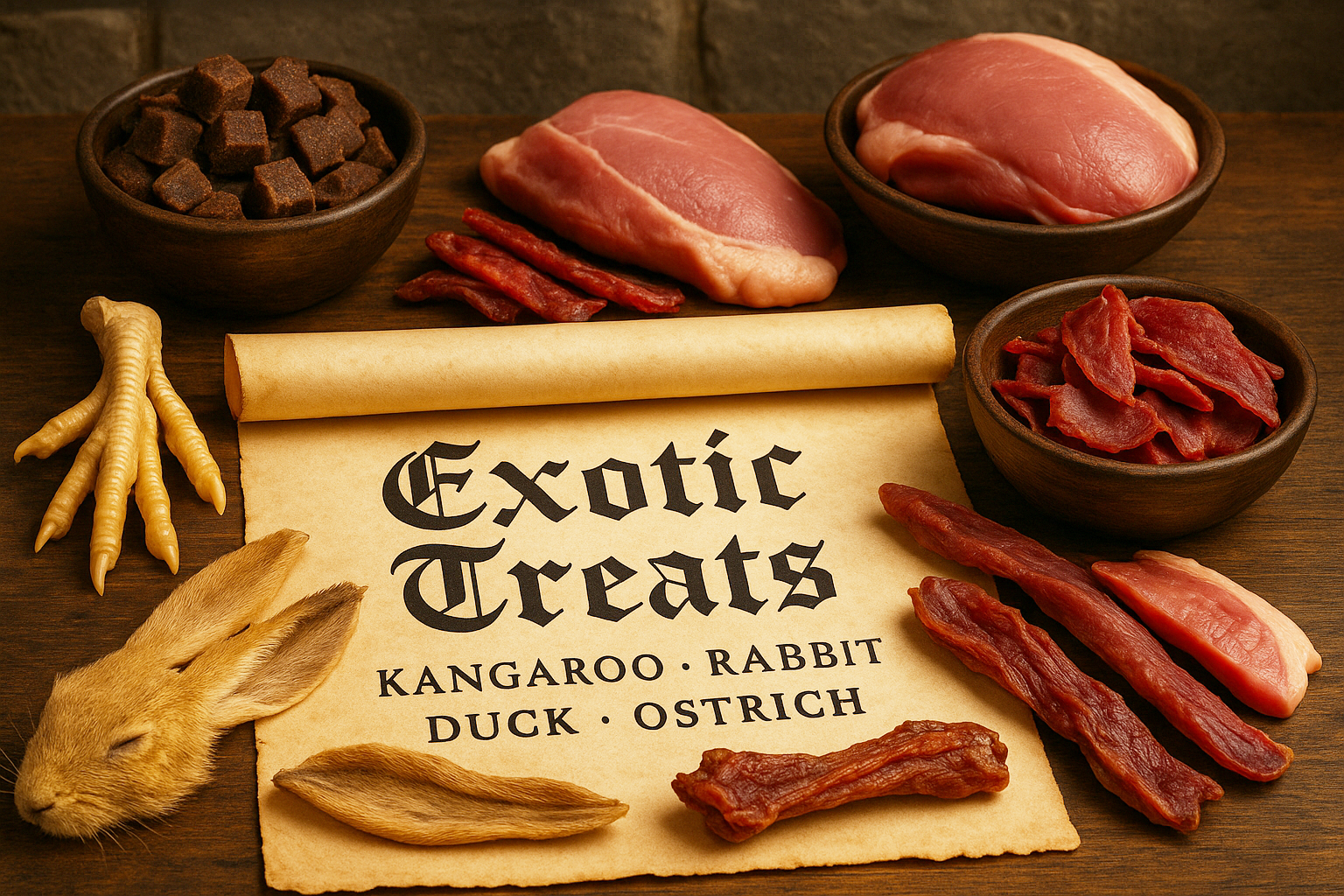 🌍 Exotic Proteins in Dog Food — Wholesome, Wild, and Worth Exploring
