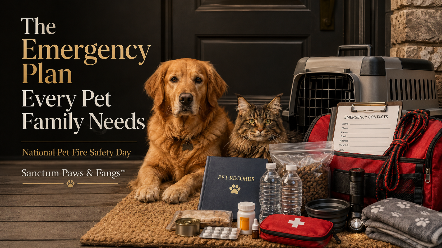 07/15 National Pet Fire Safety Day: The Emergency Plan Every Pet Family Needs