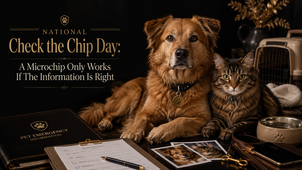 08/15 National Check the Chip Day: A Microchip Only Works If The Information Is Right