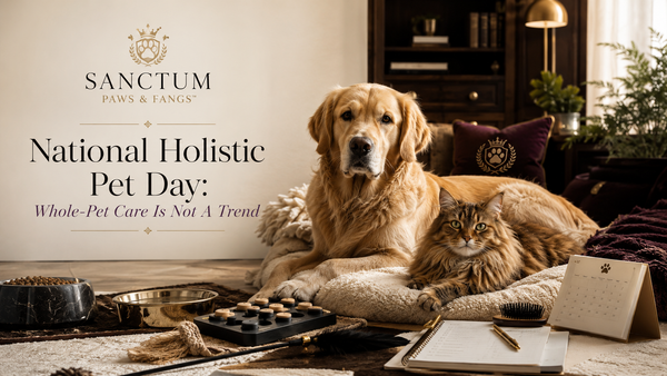 08/30 National Holistic Pet Day: Whole-Pet Care Is Not A Trend