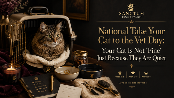 08/22 National Take Your Cat to the Vet Day: Your Cat Is Not “Fine” Just Because They Are Quiet