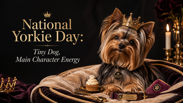 08/01 National Yorkie Day: Tiny Dog, Main Character Energy