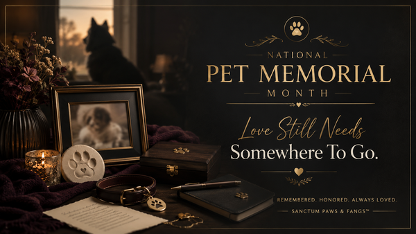 9/01 National Pet Memorial Month: Love Still Needs Somewhere To Go