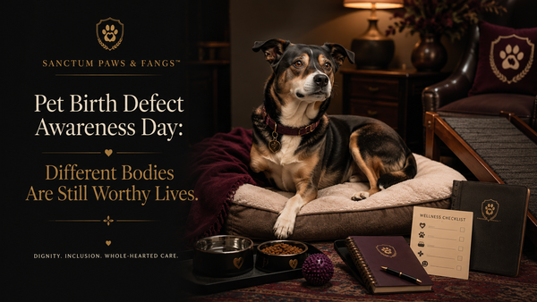 9/13 Pet Birth Defect Awareness Day: Different Bodies Are Still Worthy Lives