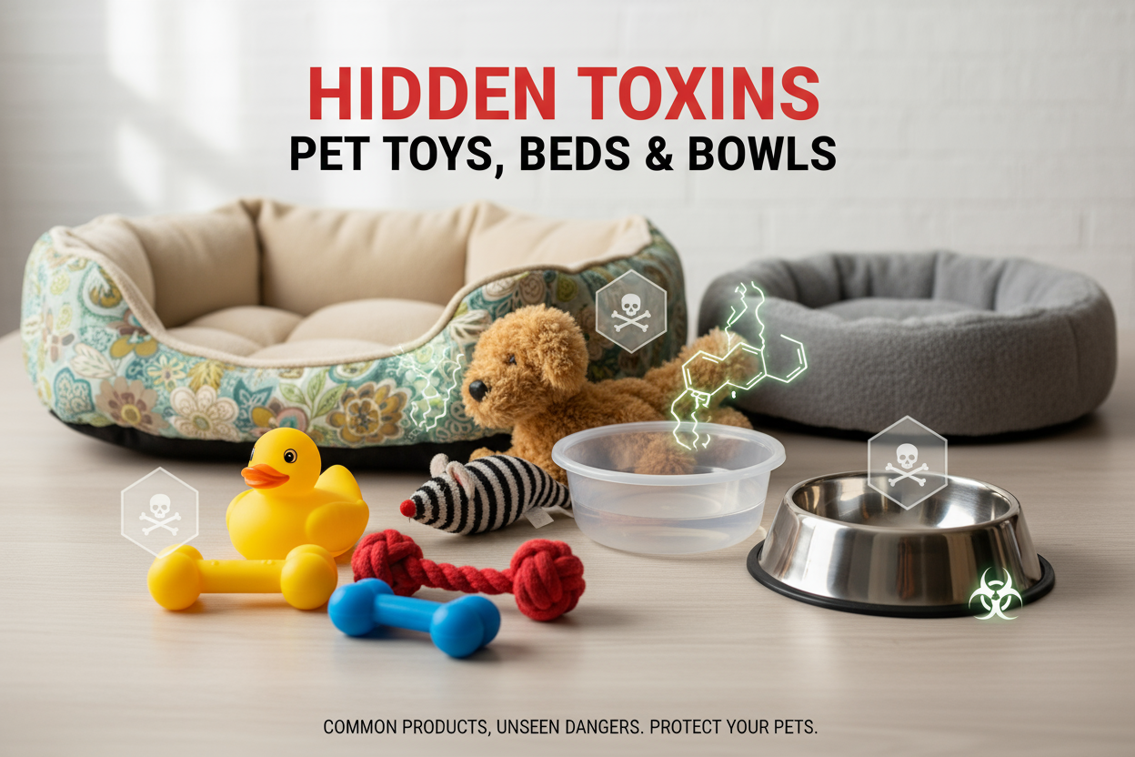 Pet Product Panic: How to Spot Toxins in Toys, Beds & Bowls