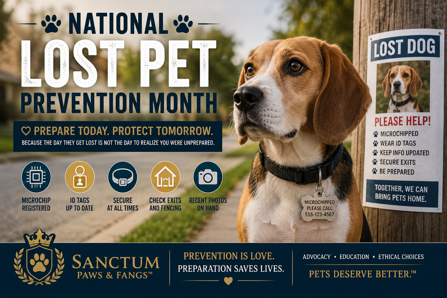 07/01 National Lost Pet Prevention Month: The Day You Never Think Will Happen