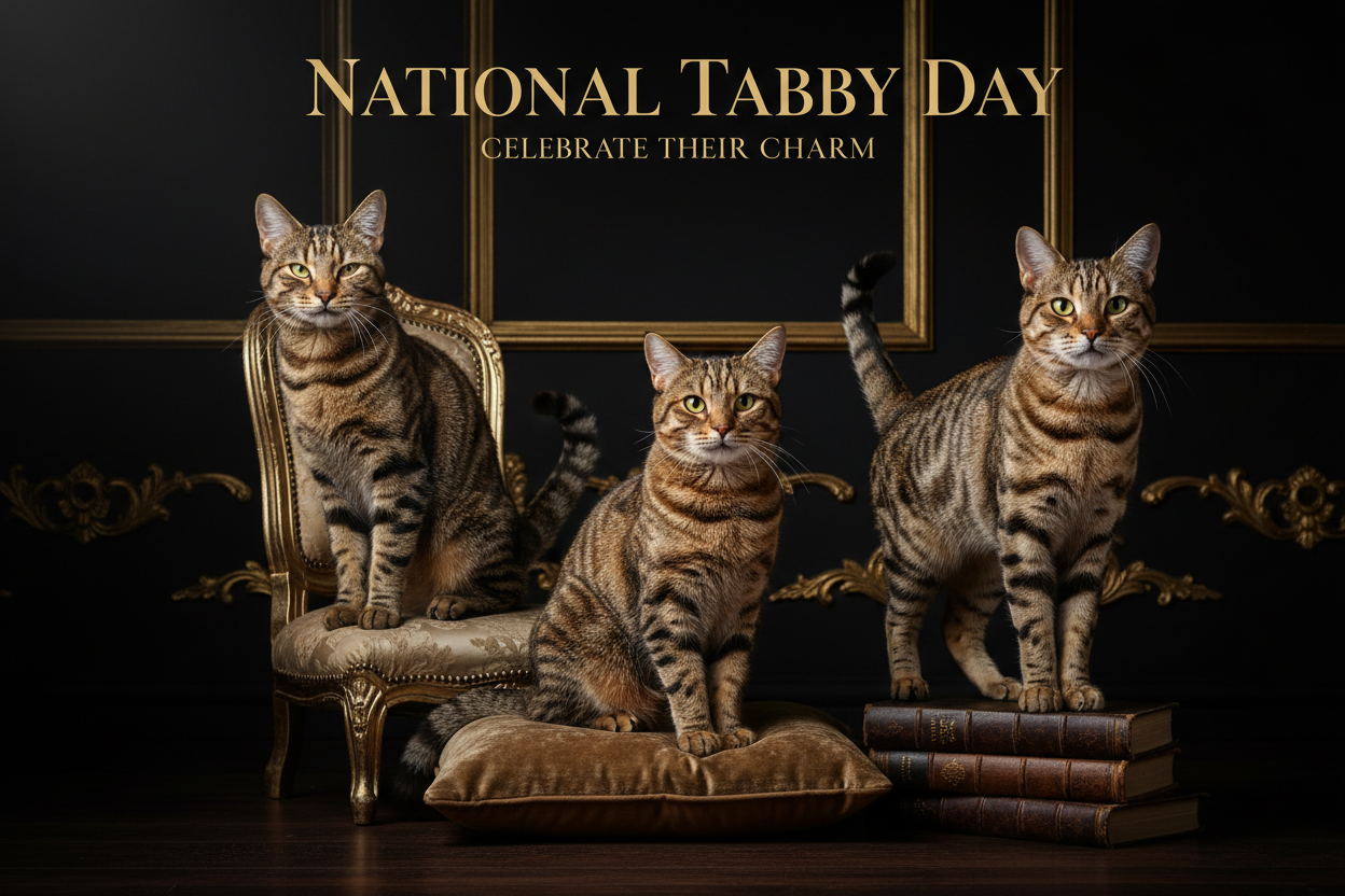 4/30 National Tabby Day: Celebrate the Cats in Stripes, Swirls, and Sass