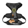 SPF Pet Harness Black & Gold Hexagon