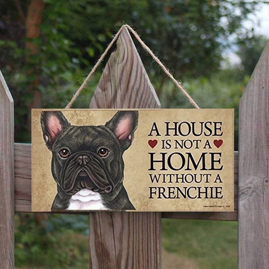 Pet Dog Wood Hanging Plaque Pendant Tag Vintage Dog Pet Hanger Board Sign Retro Wall Decor Pet Shop Dog House Decoration 20X10Cm