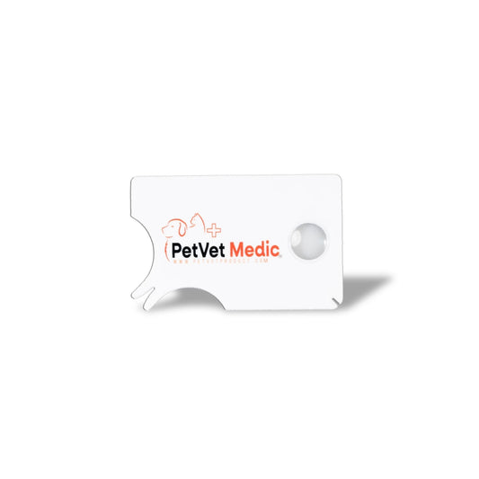 PetVet Medic® Card Tick Remover 3 Pack – Pocket Tick Removal Tool for Pets & People, Safe & Easy for Dogs, Cats & Outdoor Travel