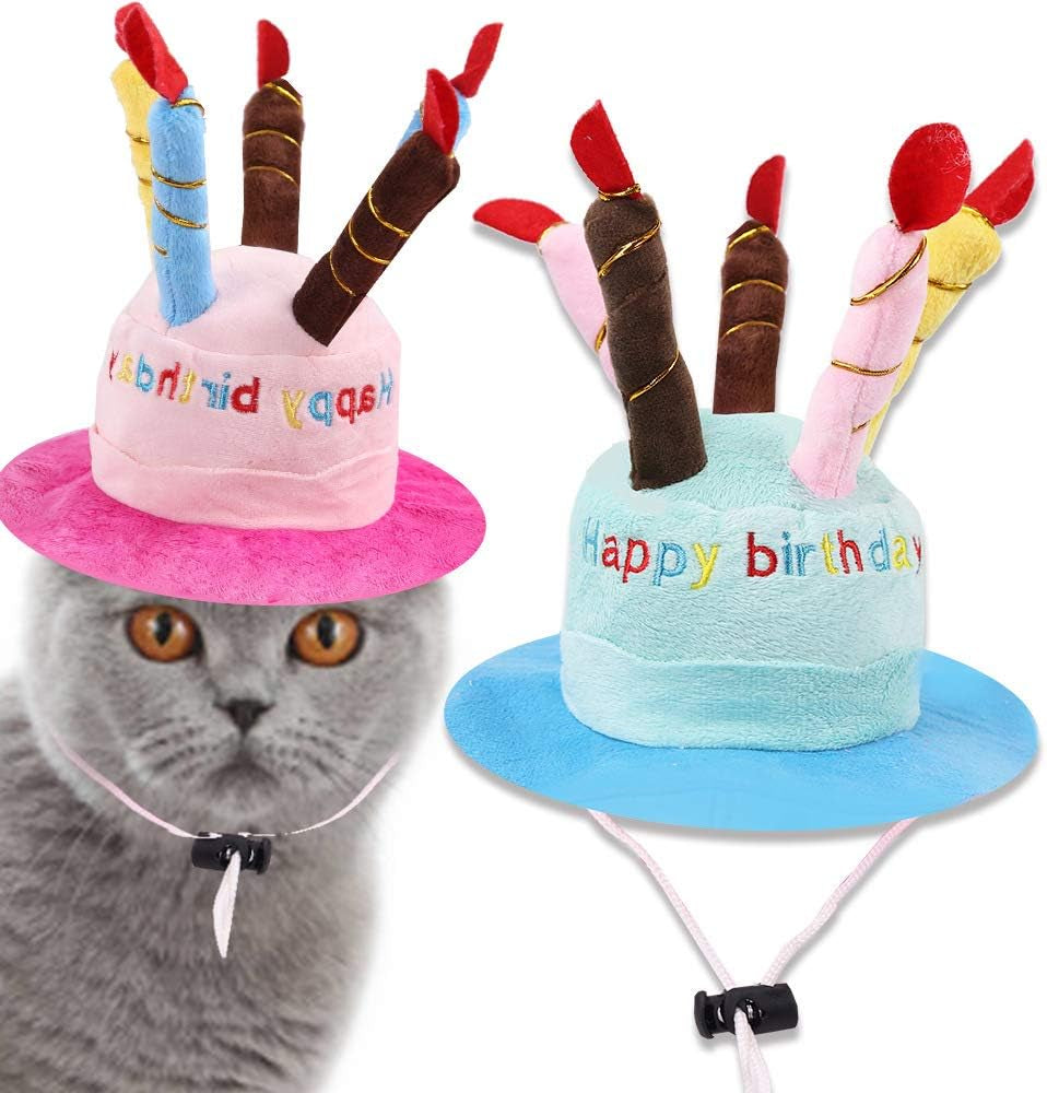 Pawesome Pink Pet Cap with Cute Candle Design for Stylish Dogs & Cats! 🐾✨