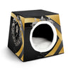 SPF Space Capsule Pet Bed - Gold & Black