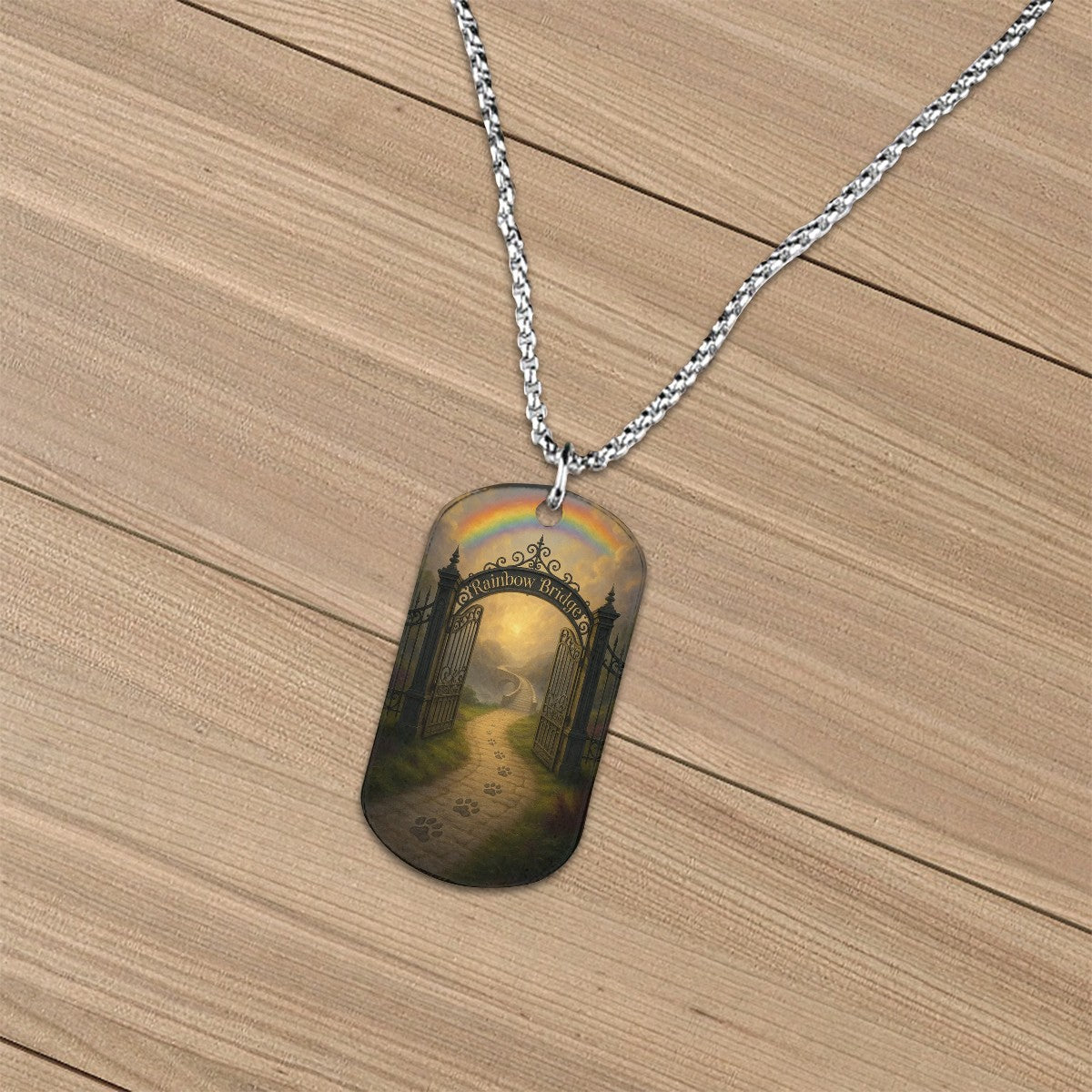 SPF Memorial Necklace (Rainbow Bridge)