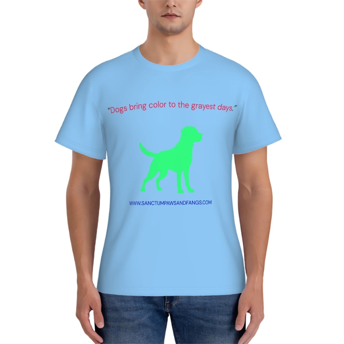 Dogs Bring Color Tee