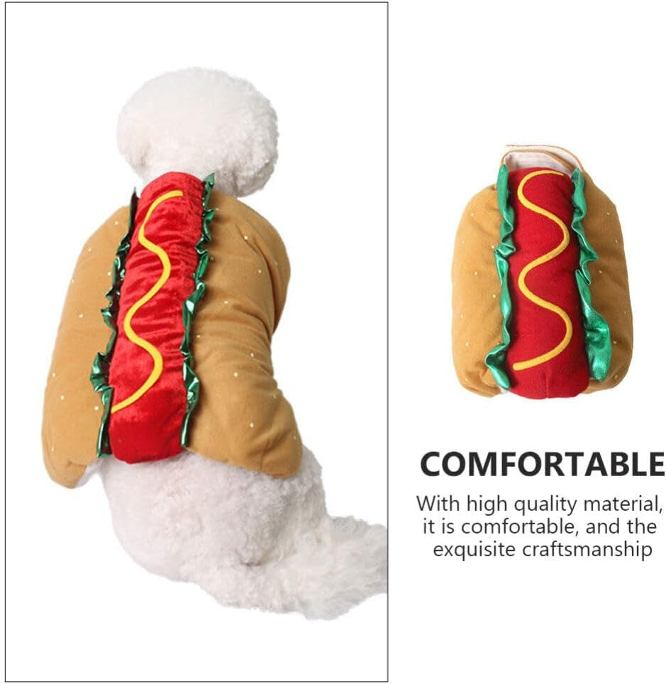 Get Your Pup Ready for Halloween with Our Hilarious Hot Dog Costume! 🐾🌭 Perfect for Small & Medium Dogs and Cats!