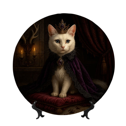SPF Decorative Plate (Royal Collection) - Domestic Shorthair/Tabby 1