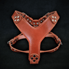 Premium Pet Guardian Gear: The ''Style'' harness Brown Small to Medium Size - Sanctum Paws and Fangs