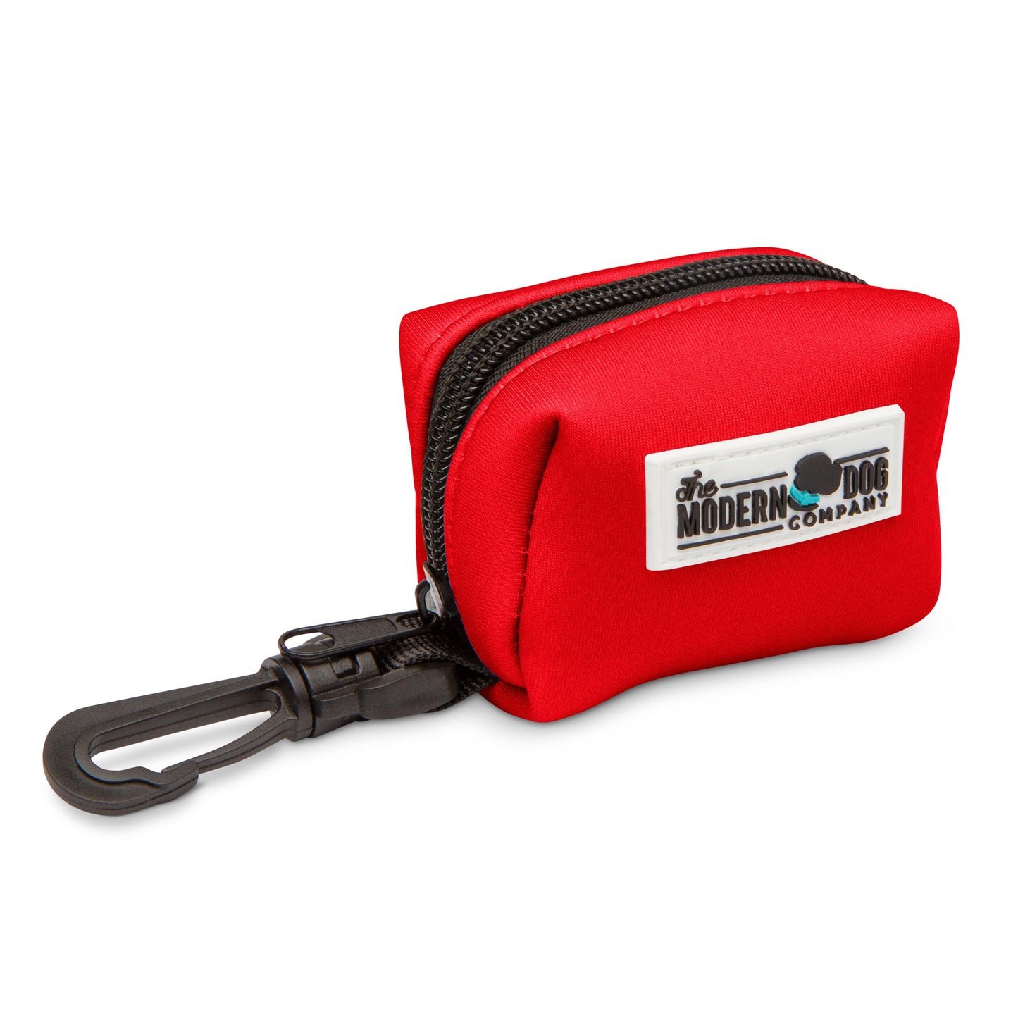 Premium Pet Guardian Gear: The Modern Dog Company - Ruby Red Poop Bag Holder - Sanctum Paws and Fangs
