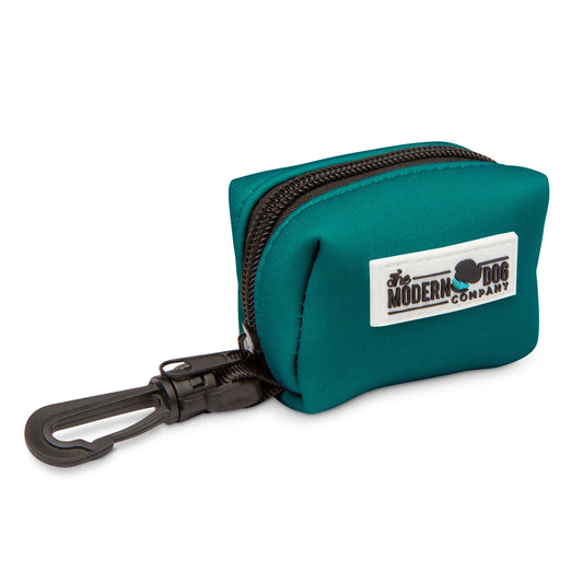 Premium Pet Guardian Gear: The Modern Dog Company - Forest Green Poop Bag Holder - Sanctum Paws and Fangs