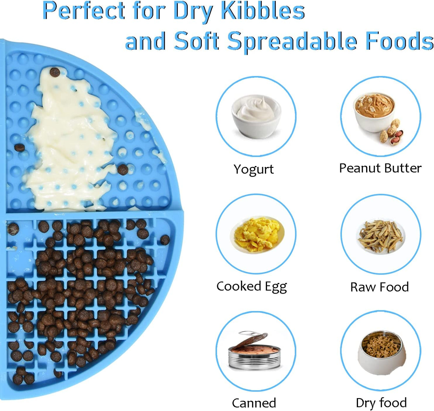 Ultimate Slow Feeder & Licking Mat for Dogs and Cats - Anxiety Relief, Boredom Buster, Perfect for Treats and Grooming!