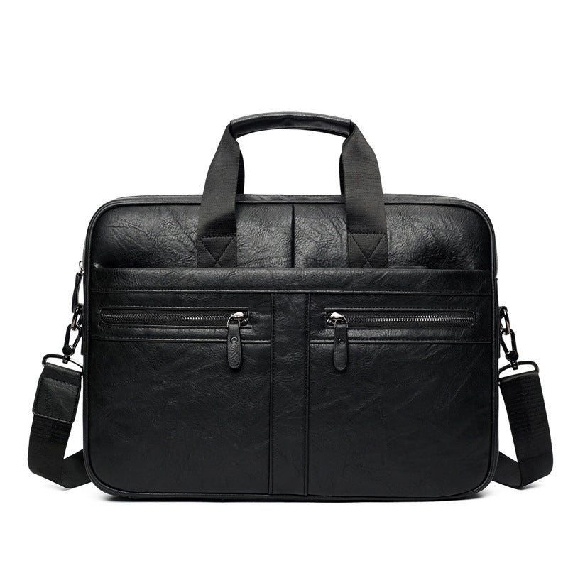 Retro Crazy Horse Pattern Briefcase For Men Briefcase