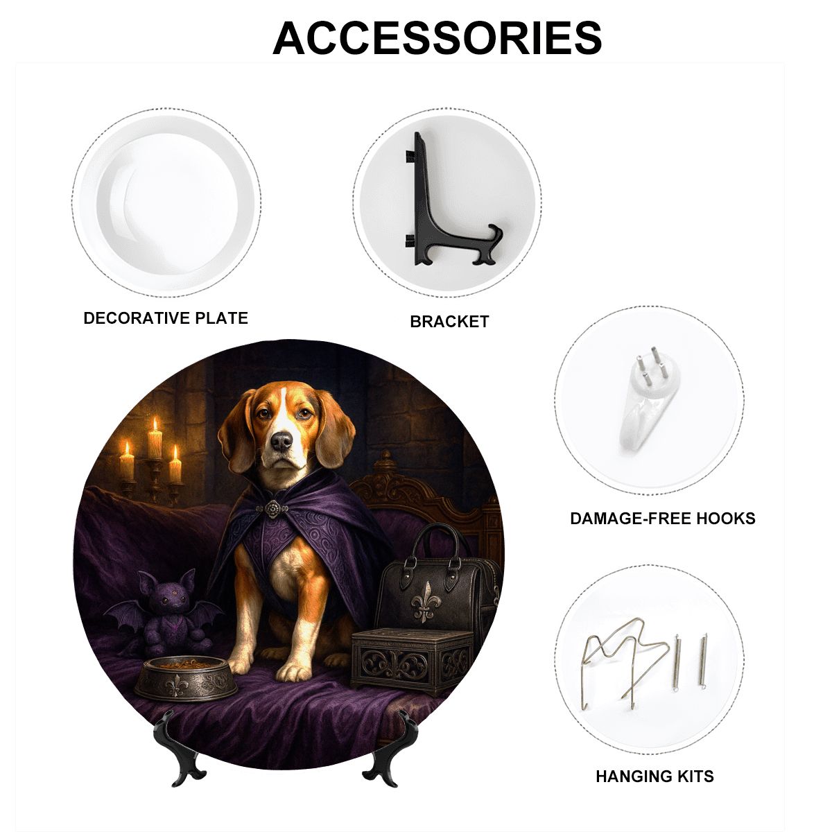 SPF Decorative Plate (Royal Collection) - Beagle 4