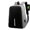 Anti-theft backpack casual backpack businessmen multi-function USB backpack