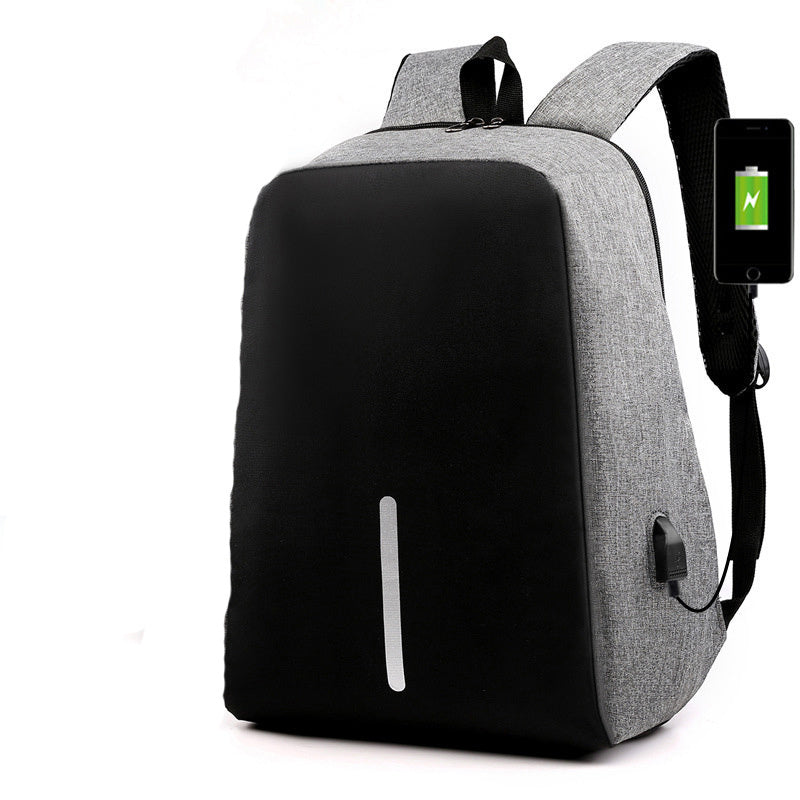 Anti-theft backpack casual backpack businessmen multi-function USB backpack