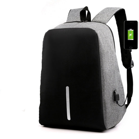 Anti-theft backpack casual backpack businessmen multi-function USB backpack