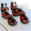 Premium Pet Guardian Gear: Medium And Large Dogs Printed Suede Cotton Shoes - Sanctum Paws and Fangs
