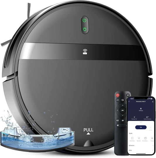 Robot Vacuum Cleaners G20 Vacuum and Mop Combo, Wifi/App/ Voice/Remote Control